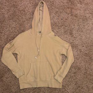 American Eagle mustard yellow hoodie sweatshirt